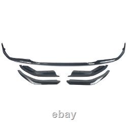 For BMW G20 G21 Carbon Look M Performance Front Splitter Spoiler Lip Valence 5pc