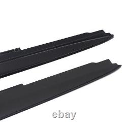 For BMW G30 G31 F90 M Sport Performance Side Skirt Extensions Blades Carbon Look