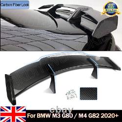 For BMW G80 M3 G82 M4 F10 F32 E92 Coupe Carbon Look Rear Boot Trunk Spoiler Wing