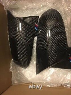 For BMW M2 F87 Carbon Fiber M Performance M Mark Wing Mirror Covers Pair OEM-Fit