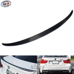 For BMW Real Carbon Fibre Rear Trunk Boot Spoiler M Performance 3 Series E90 M3