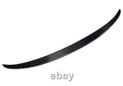 For BMW Real Carbon Fibre Rear Trunk Boot Spoiler M Performance 3 Series E90 M3