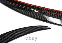 For BMW Real Carbon Fibre Rear Trunk Boot Spoiler M Performance 3 Series E90 M3