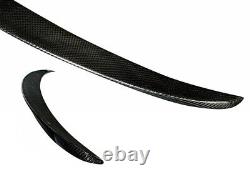 For BMW Real Carbon Fibre Rear Trunk Boot Spoiler M Performance 3 Series E90 M3