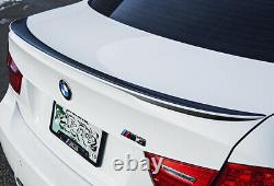 For BMW Real Carbon Fibre Rear Trunk Boot Spoiler M Performance 3 Series E90 M3