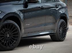 For BMW X6 F16 Side Skirt Valance Performance Blades Sideskirts Carbon FIBER