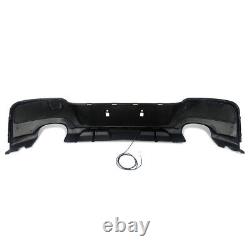 For Bmw 1 Series F20 F21 Rear Bumper Diffuser M Performance Carbon Look 2011-15
