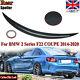 For Bmw 2 Series F22 Coupe M Performance Carbon Look Rear Trunk Boot Lip Spoiler