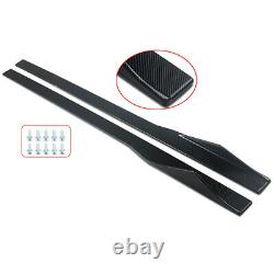 For Bmw 2 Series F87 M2 Side Skirts Extension Blades M Performance Carbon Look
