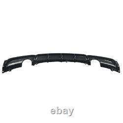 For Bmw 3 Series F30 M-sport Performance Dual Rear Diffuser Valance Carbon Style