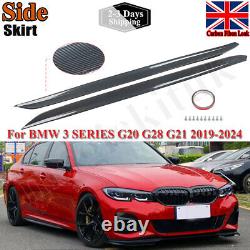 For Bmw 3 Series G20 G21 G28 M Performance Carbon Fibre Look Side Skirts 2018+