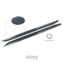 For Bmw 3 Series G20 G21 G28 M Performance Side Skirt Extension Carbon Look Uk