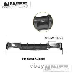 For Bmw 4 Series 14-20 F32 F33 F36 Performance M Sport Rear Diffuser Carbon Look