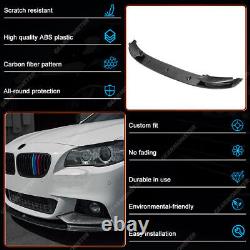 For Bmw 5 Series F11 F10 M Performance Front Lip Splitter Carbon Look Oem Fit