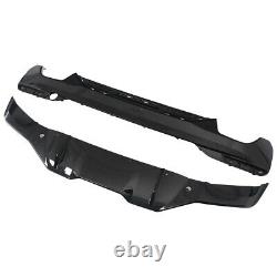 For Bmw 5 Series G30 G31 M Performance M5 Style Rear Bumper Diffuser Carbon Look