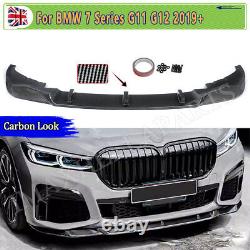 For Bmw 7series G11 G12 Front Splitter Valance Lip M Performance Carbon Look 19+