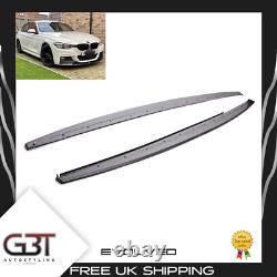 For Bmw F30 F31 M Performance Style Side Skirt Extension Blade Carbon Look 12-19