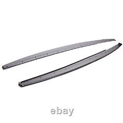 For Bmw F30 F31 Side Skirt Extension Blade M Performance Style Carbon Look 12-19