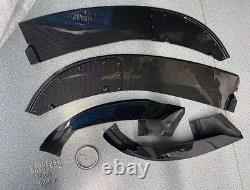 For Bmw F32 F33 F36 4 Series Front Splitter Lip M Performance Carbon Look 14-20