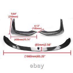 For Bmw F80 F82 F83 M3 M4 Carbon Fiber Front Splitter Lip Spoiler M Performance