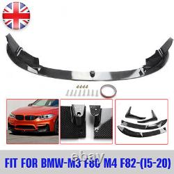 For Bmw F80 F82 F83 M3 M4 M Performance Carbon Fiber Front Splitter Lip Spoiler