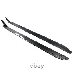 For Bmw G80 G82 G83 M3 M4 Performance Side Skirt Extension Lip Carbon Fiber Look