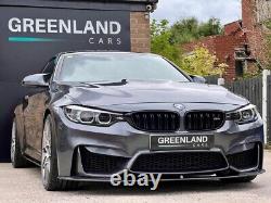 For Bmw M3 M4 F80 F82 Front Lip Splitter M Performance Style Carbon Look 14+