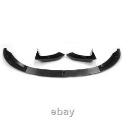 For Bmw M3 M4 F80 F82 Front Lip Splitter M Performance Style Carbon Look 14-19