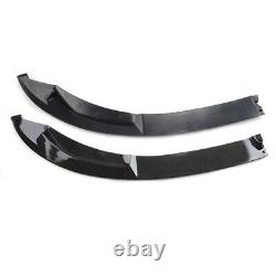 For Bmw M3 M4 F80 F82 Front Lip Splitter M Performance Style Carbon Look 14-19