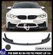 For Bmw M3 M4 F80 F82 Front Lip Splitter Spoiler Performance Style Carbon Look