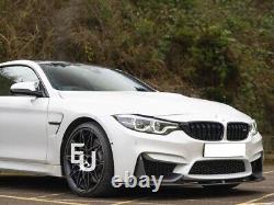 For Bmw M3 M4 F80 F82 Front Lip Splitter Spoiler Performance Style Carbon Look