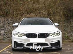 For Bmw M3 M4 F80 F82 Front Lip Splitter Spoiler Performance Style Carbon Look