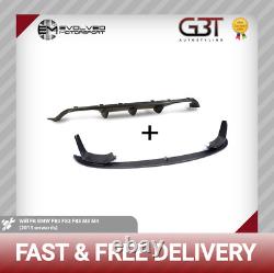 For Bmw M3 M4 Front & Rear Carbon Spoiler Lip Diffuser F80 F82 F83 M Performance