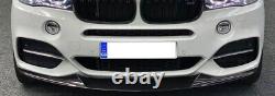 For Bmw X5 F15 M Performance Carbon Fiber Look Front Splitter And Rear Diffuser