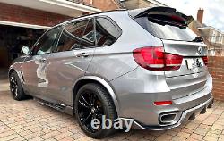 For Bmw X5 F15 M Performance Side Skirt Skirts Lip Extension Blades Carbon 2013+