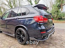 For Bmw X5 F15 M Performance Side Skirt Skirts Lip Extension Blades Carbon Look