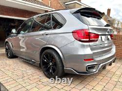 For Bmw X5 F15 M Performance Side Skirt Skirts Lip Extension Blades Carbon Look