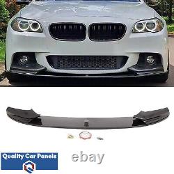 Front Lip Splitter Spoiler M Performance Style Carbon Look BMW 5 Series F10 F11