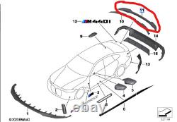 GENUINE BMW 4 series & i4, M Performance Rear Spoiler B51195A36997 Carbon Fibre