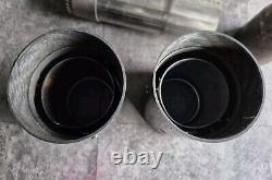 Genuine BMW 2 3 4 5 6 Carbon Fiber Fibre M Performance Exhaust Tip Finisher x 2