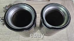 Genuine BMW 2 3 4 5 6 Carbon Fiber Fibre M Performance Exhaust Tip Finisher x 2