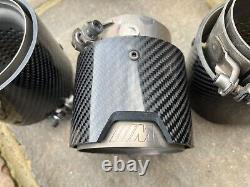 Genuine BMW F80 F82 F87 M Performance Carbon Tailpipe Cover M2, M2 Competition