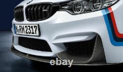 Genuine BMW M Performance F80/F82 M3/M4 Carbon Fibre Front Splitter Fins