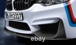 Genuine BMW M3 M4 M Performance Front Bumper Splitter Carbon Spoiler 51192350712