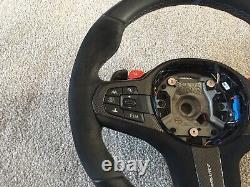 Genuine Bmw F90 M5 M8 F92 M Performance Alcantara Steering Wheel Carbon Trim