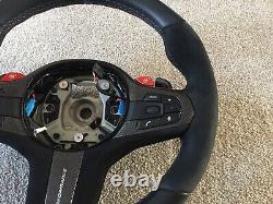 Genuine Bmw F90 M5 M8 F92 M Performance Alcantara Steering Wheel Carbon Trim