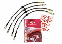 Hel Performance Stainless Braided Brake Lines Hoses Bmw E46 M3 In Carbon Y2519