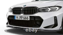 M Performance BMW 3 Series G20 LCI Carbon front Bumper Splitters 51195A4B368-9