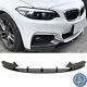 M Performance Style Bmw 2 Series F22 F23 Front Lip Splitter Spoiler Carbon Look