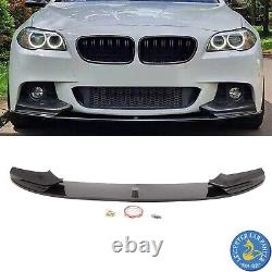 M Performance Style BMW 5 Series F10 F11 Front Lip Splitter Spoiler Carbon Look